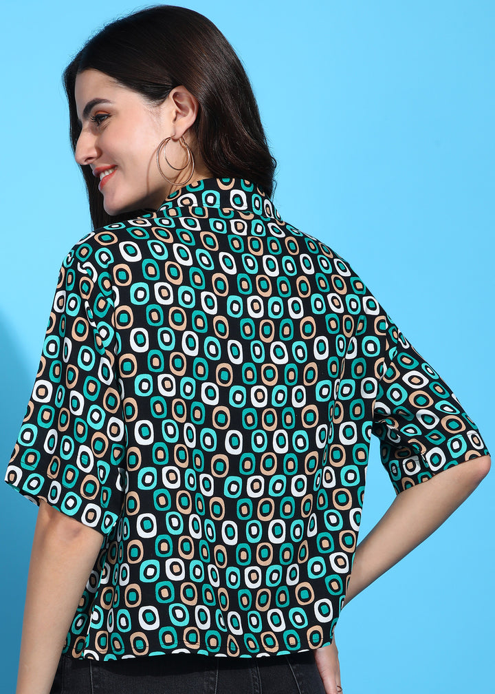 Women Regular Fit Printed Casual Shirt
