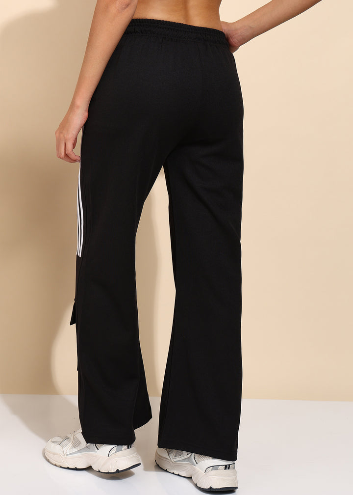 Women's/Unisex Bottom Drawstring Cotton Stretchable Baggy Jogger Pants