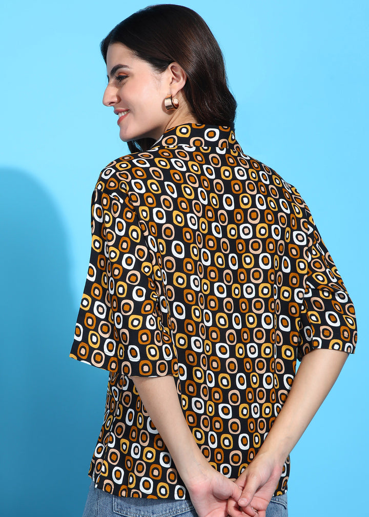 Women Regular Fit Printed Casual Shirt