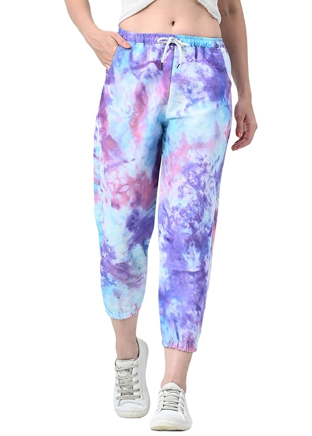 Women's Regular Fit Tie-Dye Cargos
