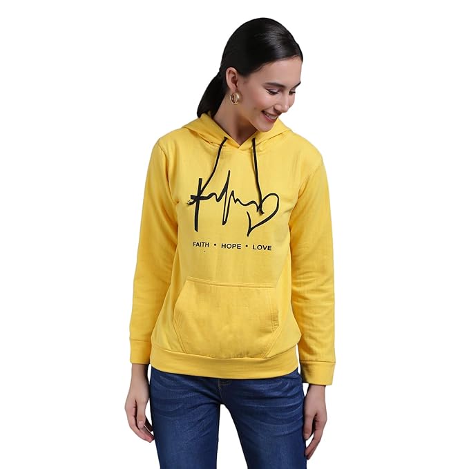 Women's Fleece Hooded Neck Hoodie…
