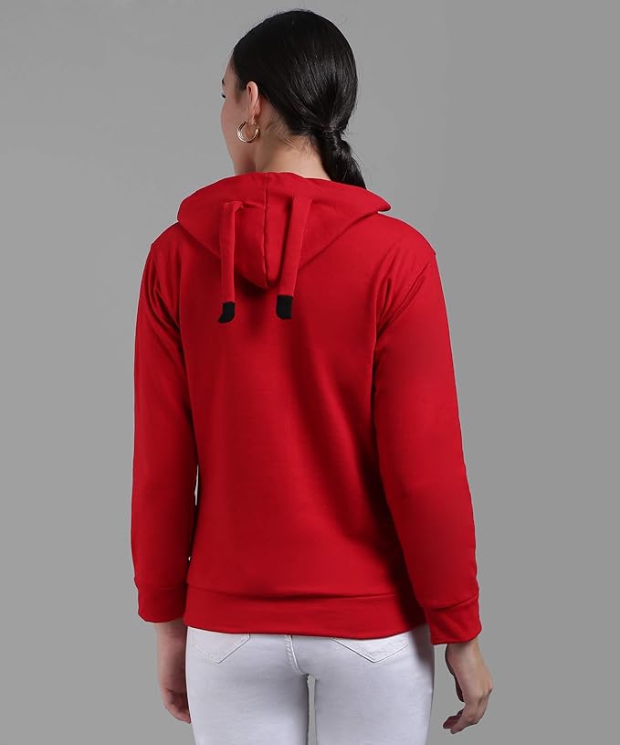 Women's Fleece Hooded Neck Hoodie…