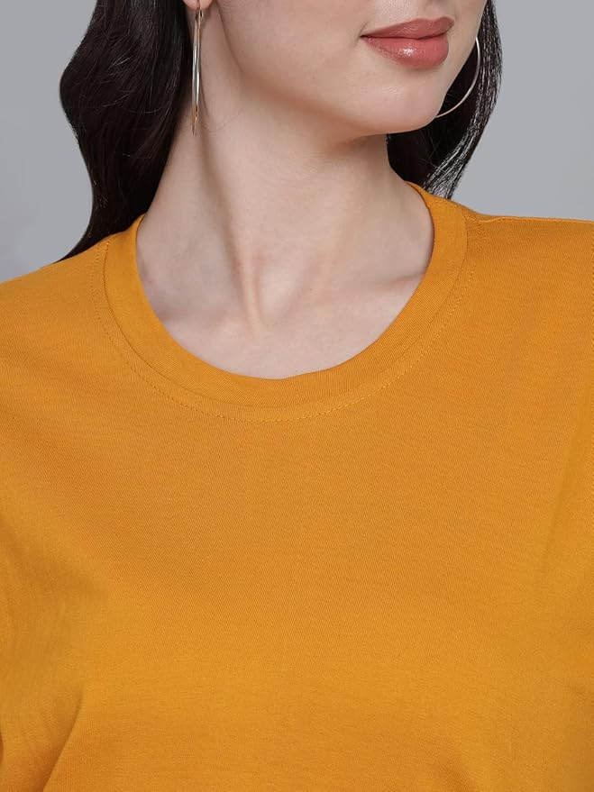 Women's Pure Cotton Casual Oversized Printed Loose T Shirt