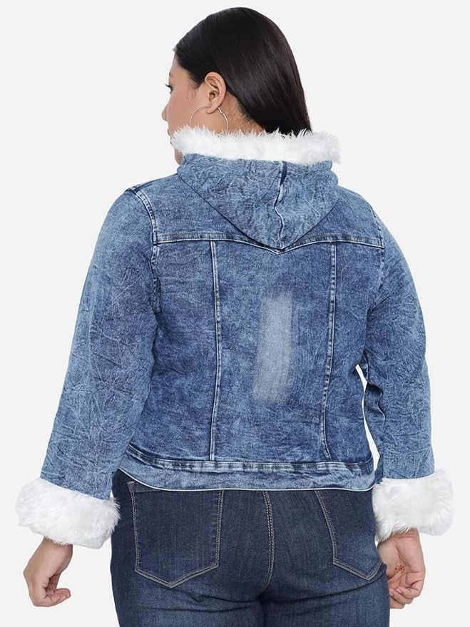 Plue Size Full Sleeve Solid Women Casual Jacket