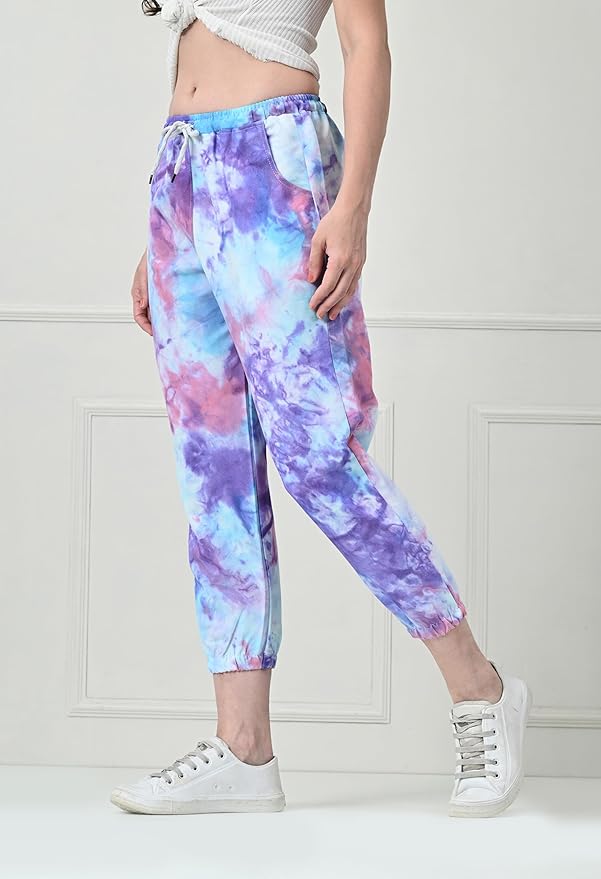 Women's Regular Fit Tie-Dye Cargos