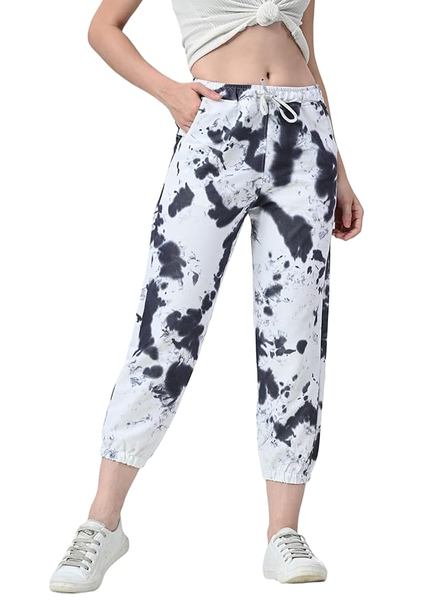 Women's Regular Fit Tie-Dye Cargos