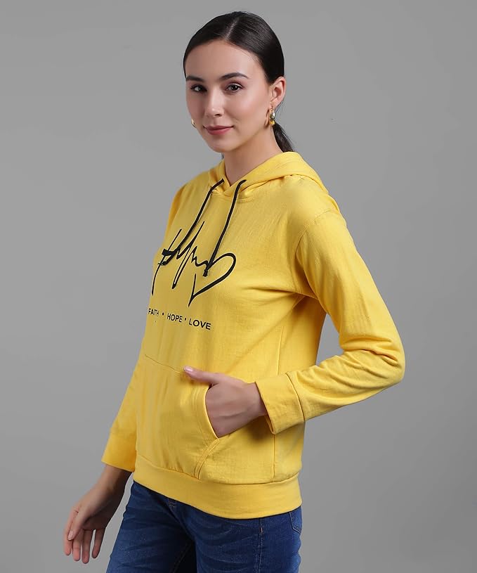 Women's Fleece Hooded Neck Hoodie…