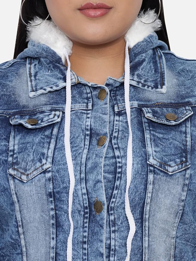 Plue Size Full Sleeve Solid Women Casual Jacket