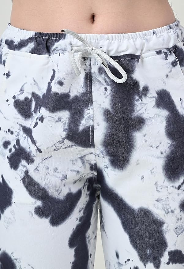 Women's Regular Fit Tie-Dye Cargos
